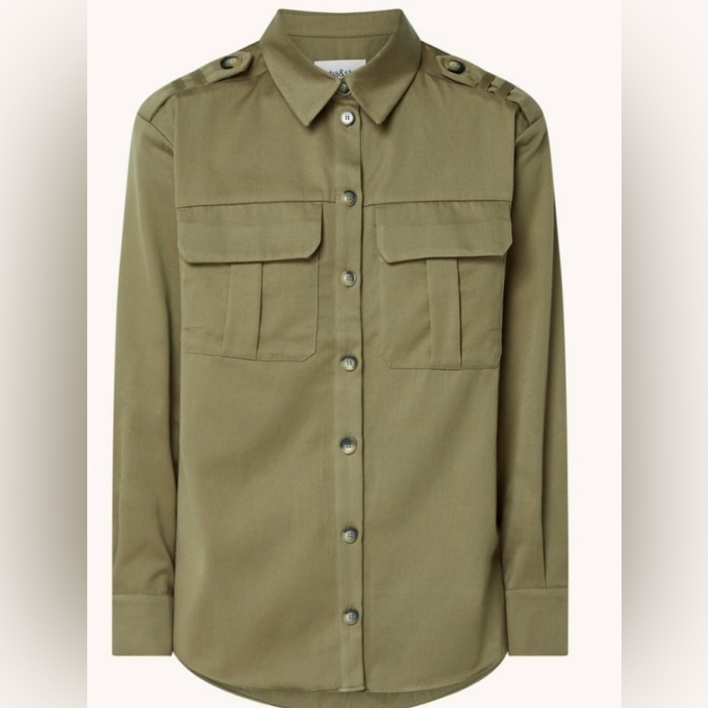 ba&sh • 🎉NWOT🎉  Chemise Mania in Kaki Green • Size 1 (US 4)